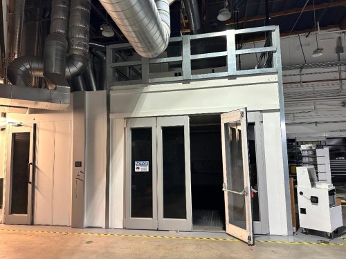 Blowtherm Automotive Paint Booth with Paint Mixing Room