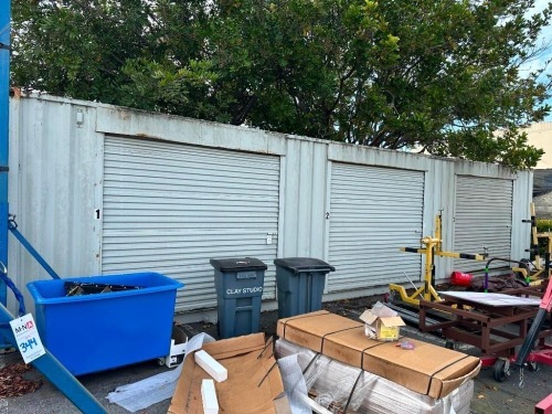 40' Storage Container with Roll Up Doors