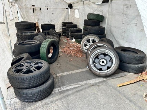 Assorted Tires and Wheels