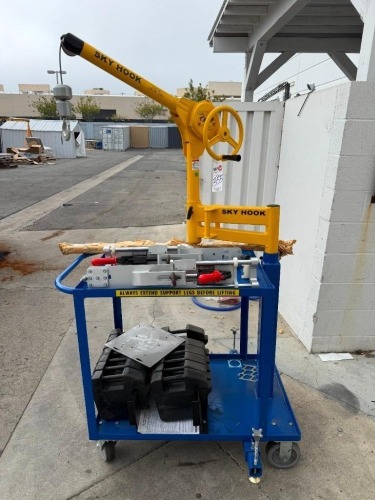Sky Hook Ergonomic 250 Lbs. Capacity Lifting Device with Cart